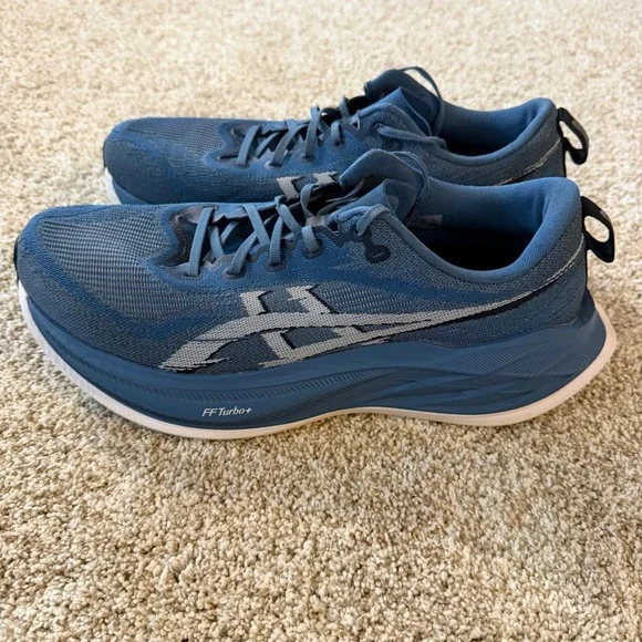 ASICS Superblast Men Running Shoes Blue Grey 1013A142 Size 11.5 US